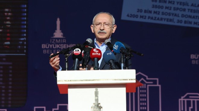 Kılıçdaroğlu’ndan  yerinde dönüşüm  övgüsü: İzmir, Türkiye ye örnek oluyor!