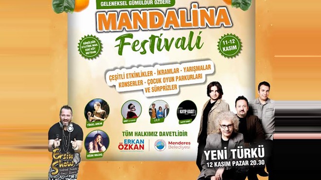 Mandalina Festivali için geri sayım!