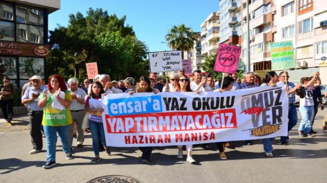 Manisa’da Ensar Vakfı protestosu!