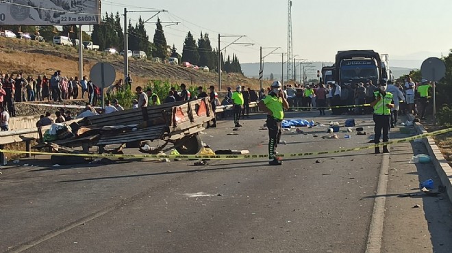 Manisa da feci kaza: Ölüler ve yaralılar var!