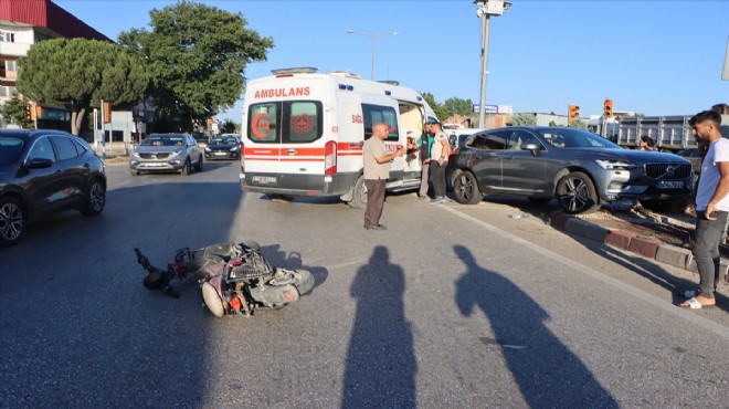 Manisa da trafik kazasında bir çocuk yaralandı