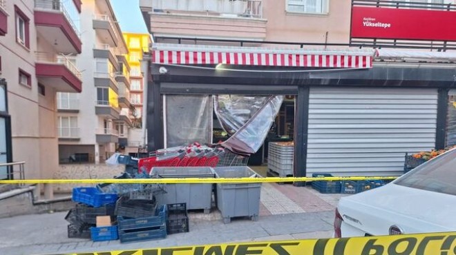 Markete kanlı baskın: 1 ölü, 2 yaralı