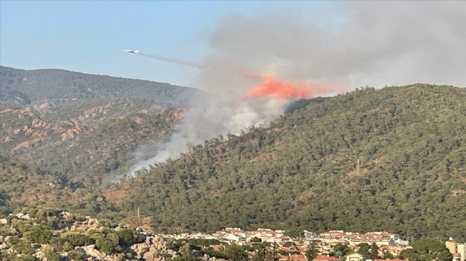 Marmaris’te çıkan orman yangın kontrol altında!