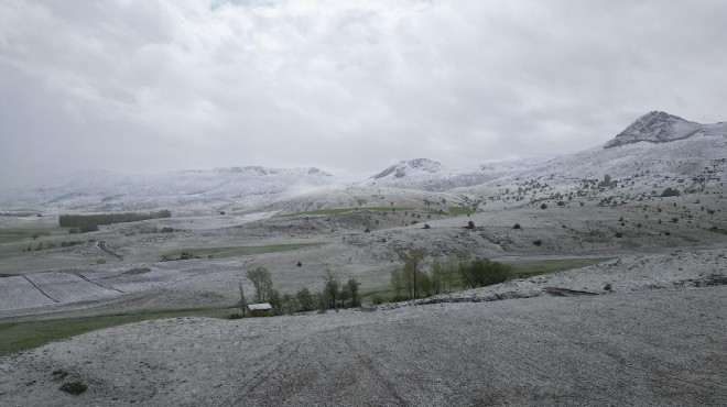 Mayıs ta kar sürprizi yaşandı