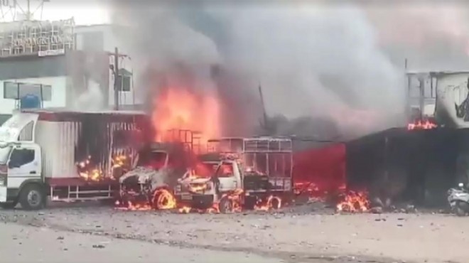 Maytap fabrikasında patlama: 11 ölü