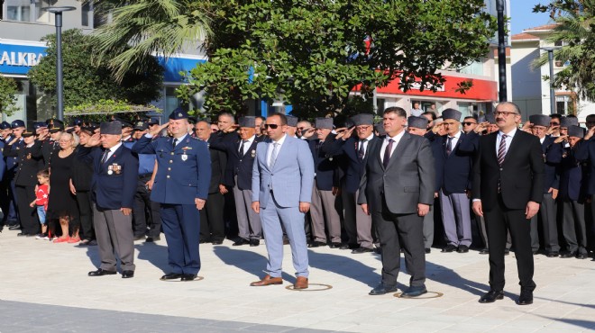 Menderes’te gaziler unutulmadı