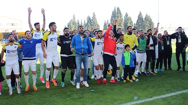 Menemen Belediyespor, gol oldu yağdı