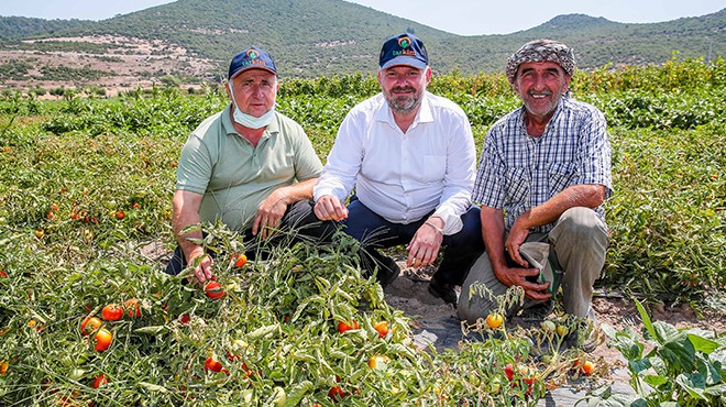 Menemen de yerli sebzeler tanıtıldı