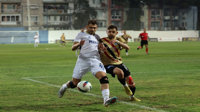 Menemen FK ilk puan kaybını yaşadı