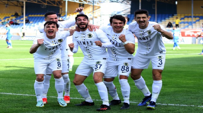 Menemen FK rekor sonuçla ligde kaldı