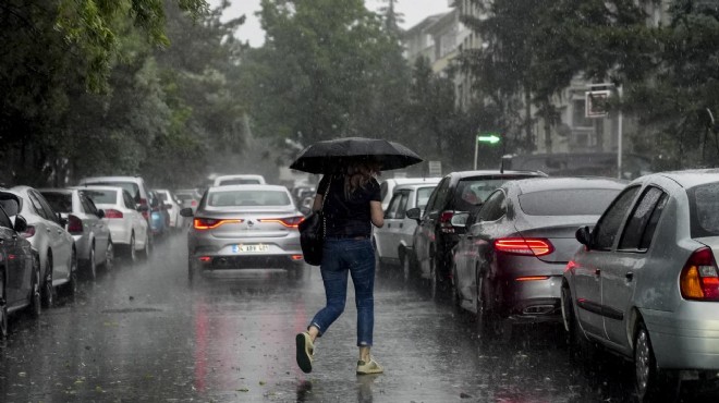 Meteoroloji den 5 il için  sarı  uyarı