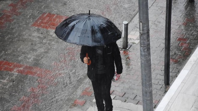 Meteoroloji den Aydın için sağanak uyarısı