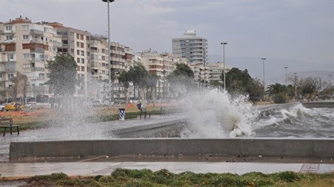 İzmir de lodos alarmı!