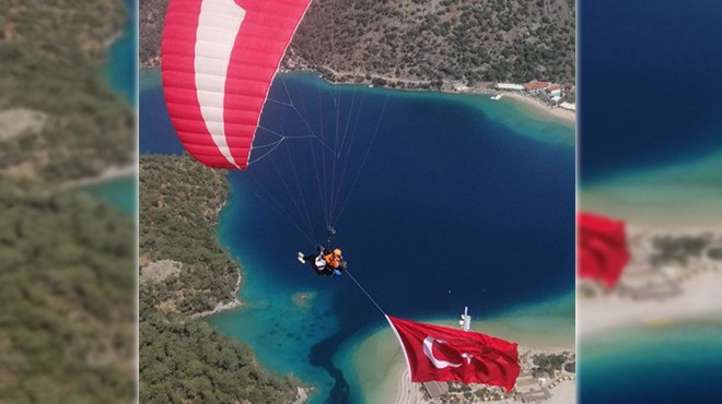 Metrelerce yükseklikte 23 Nisan kutlaması!