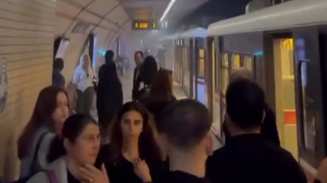 İzmir Metro da duman paniği!