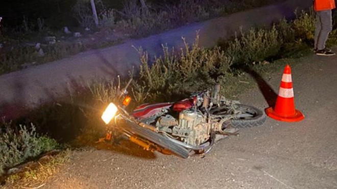 Motosikletle tıra çarptı... Motosiklet sürücüsü hayatını kaybetti!
