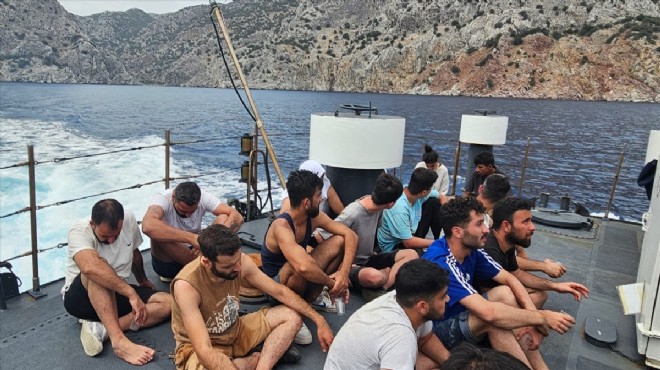 Muğla açıklarında 25 göçmen kurtarıldı