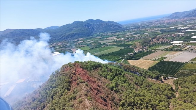 Muğla da ormanlık alanda çıkan yangın söndürüldü!