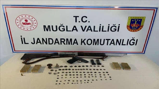 Muğla da tarihi eser kaçakçılığı operasyonu!