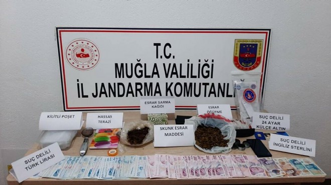 Muğla da zehir tacirlerine baskın: 31 gözaltı