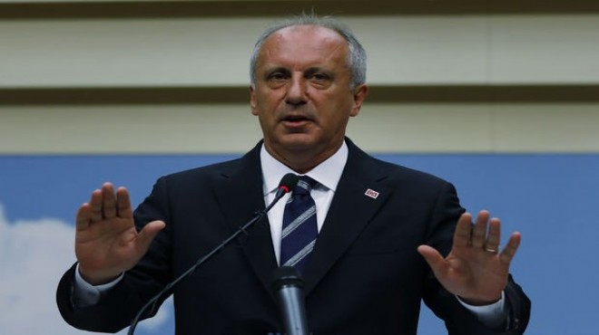 Muharrem İnce den dikkat çeken karar!