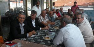 CHP İl Başkanı Engin den Karabağlar da muhtarlar zirvesi