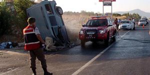 Muğla da iki feci kaza: 8 yaralı