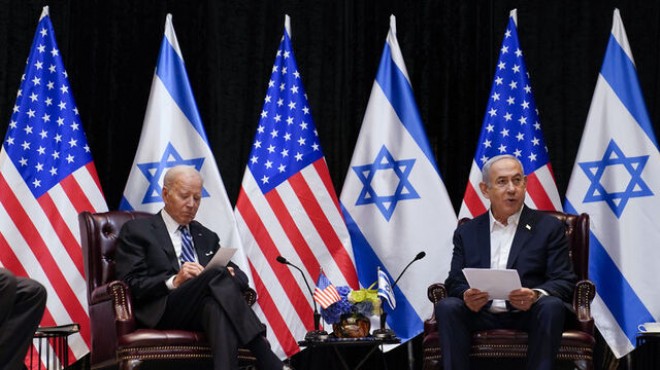 Netanyahu dan Biden a  baskı yap  iddiası