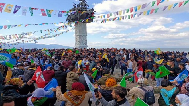 Nevruz ateşi İzmir den yandı!