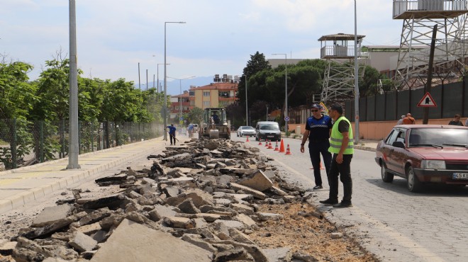 Ödemiş te asfalt seferberliği!