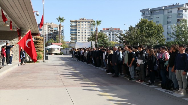 Okullarda Gazze için saygı duruşu!