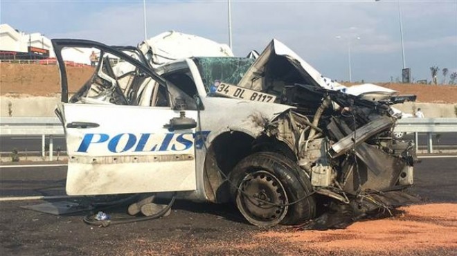 Osmangazi Köprüsü nde ilk feci kaza: 1 polis şehit