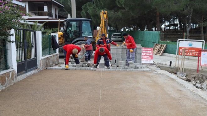 Özdere’de yollar yenileniyor