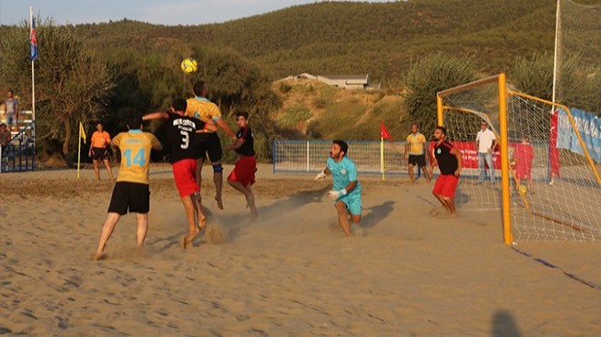 Pamucak’ta Plaj Futbolu Turnuvası başlıyor