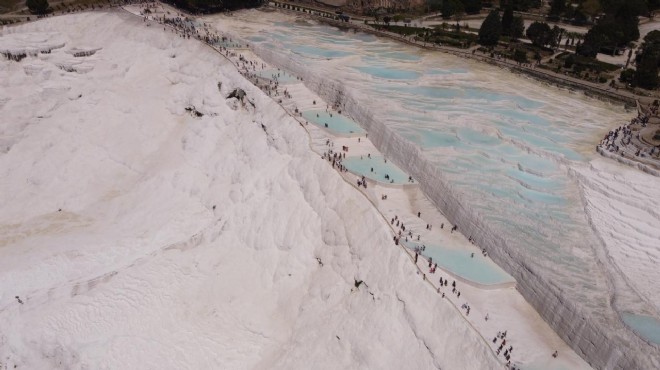 Pamukkale de hedef 3 milyon turist