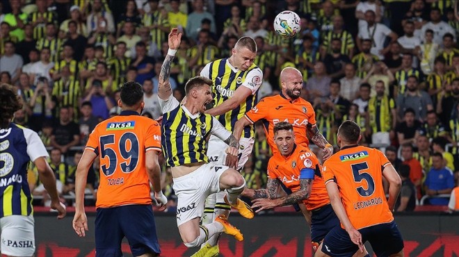 PFDK den Fenerbahçe ve Başakşehir e para cezası