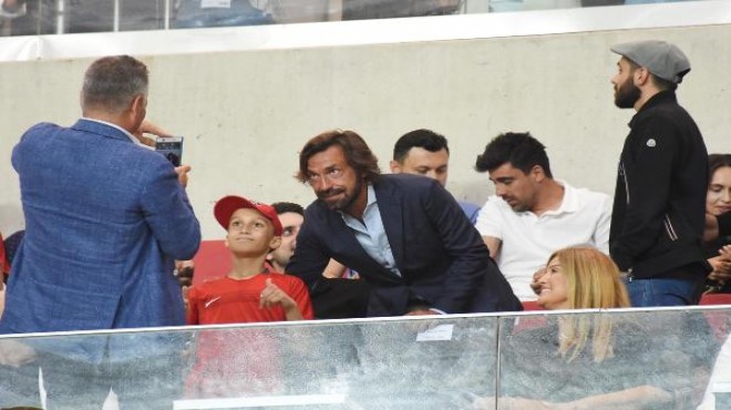 Pirlo İzmir deki finali takip etti!