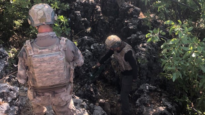 PKK lı teröristlere ait yaşam malzemeleri ele geçirildi
