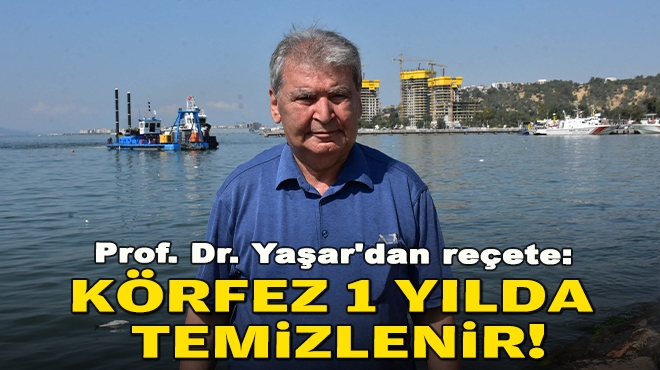 Prof. Dr. Yaşar'dan reçete: Körfez 1 yılda temizlenir!