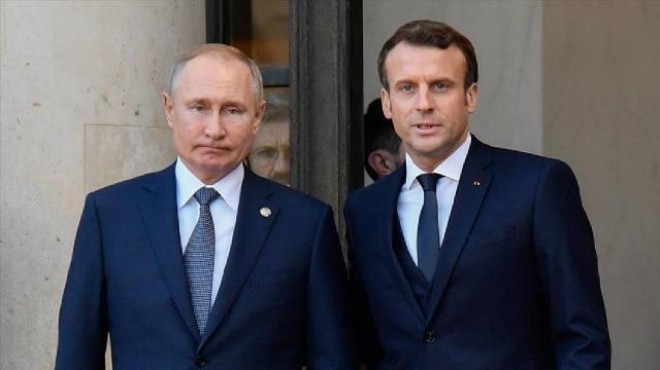Putin ve Macron  Ukrayna krizi ni görüştü