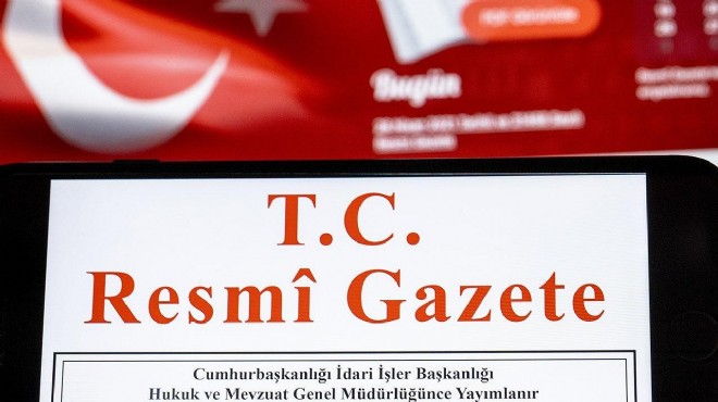 Resmi Gazete de İzmir atamaları!