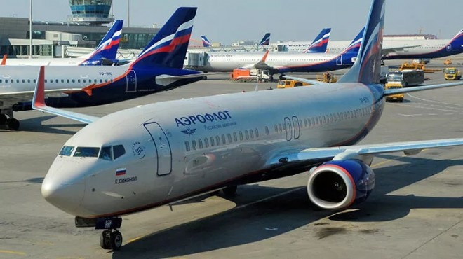 Rus Aeroflot yurt dışı uçuşlarını durdurdu