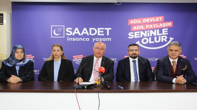 Saadet Partisi, İzmir de sahada