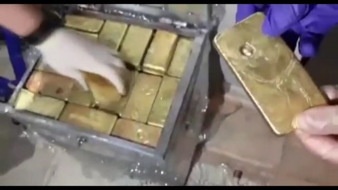 Sahte külçe altın baskını: 300 kilogram ele geçirildi