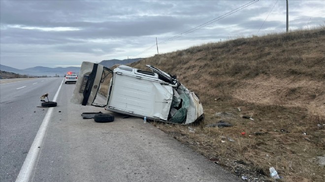 Şarampolde ölüme uçtu: Şoför hayatını kaybetti!