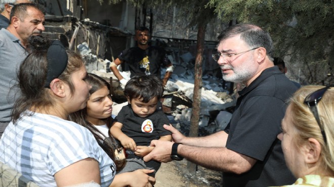 Saygılı yangın bölgesinde vatandaşları dinledi: Yaraları hızla saracağız!