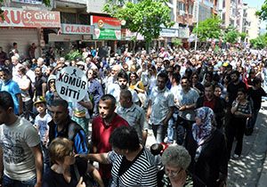 Soma da en acı miting!