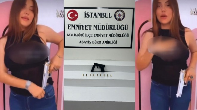 Silahlı medya fenomenine gözaltı!