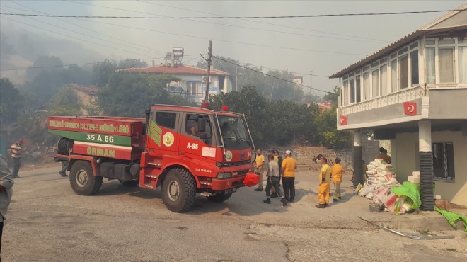 Soma da orman yangını: Tedbir amaçlı tahliye!