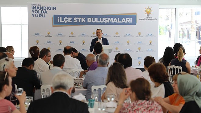STK buluşmaları Karşıyaka dan start aldı... Sürekli: İzmir’in sorunları dağ gibi duruyor!